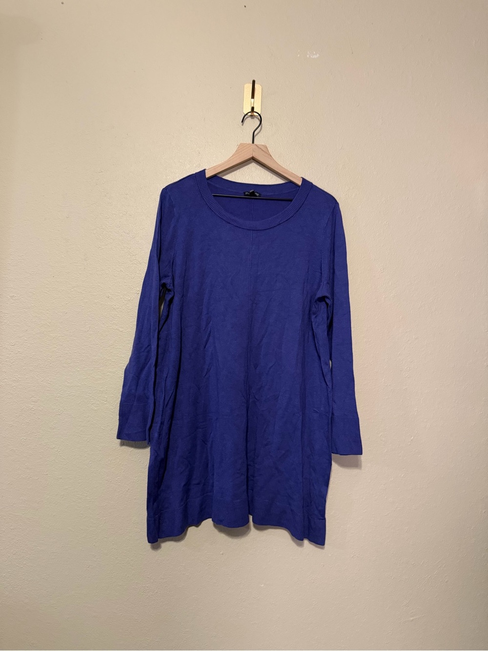 Eileen Fisher Purple Sweater Dress Size XL